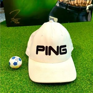 Vintage Golf Hat. Ping Golf fitted M/L.